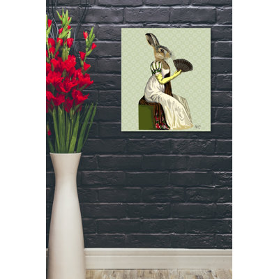 «Miss Hare» par Fab Funky, art mural sur toile