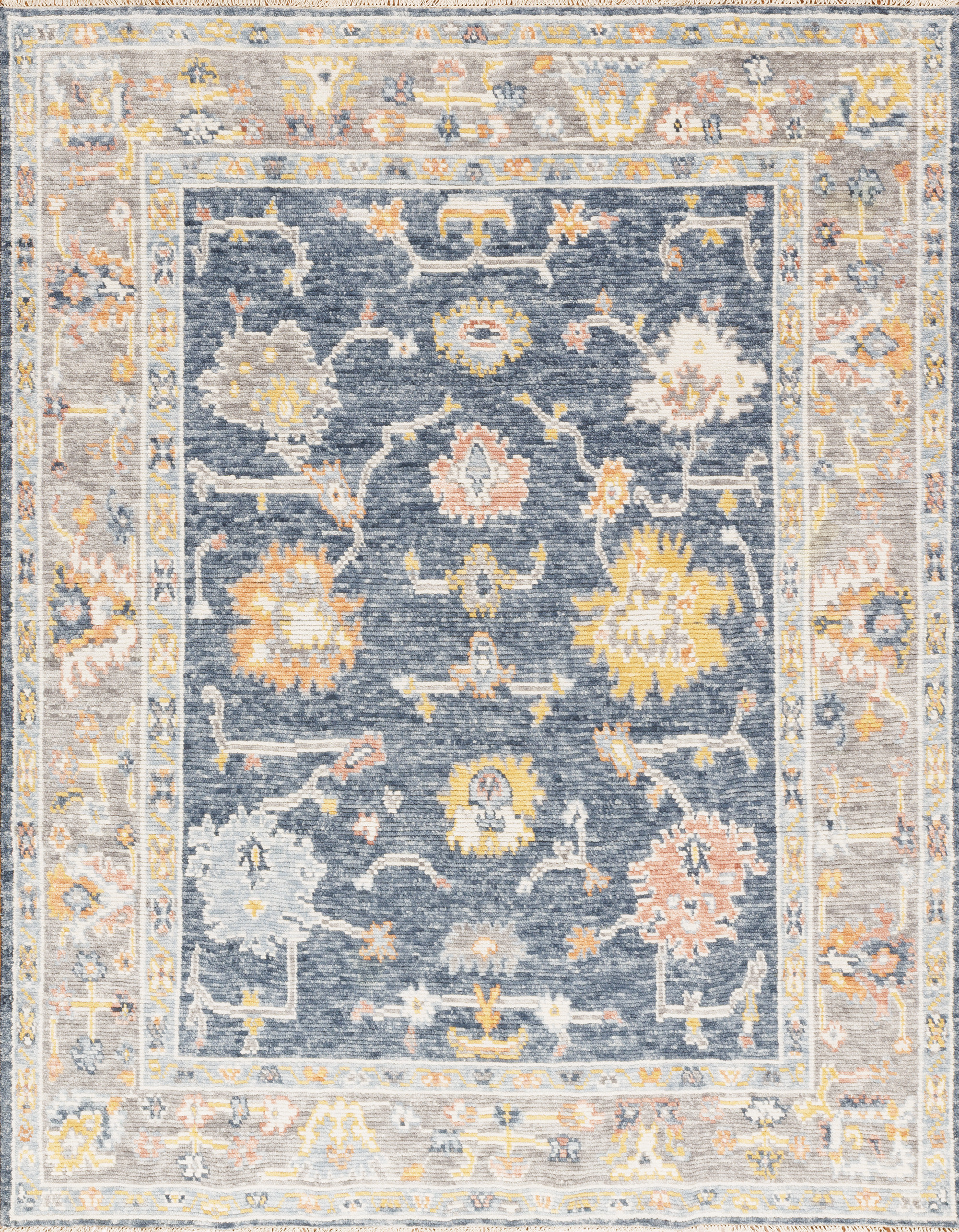 New Rugs Signag Samad Rugs Nevada Blue/Gray | Perigold