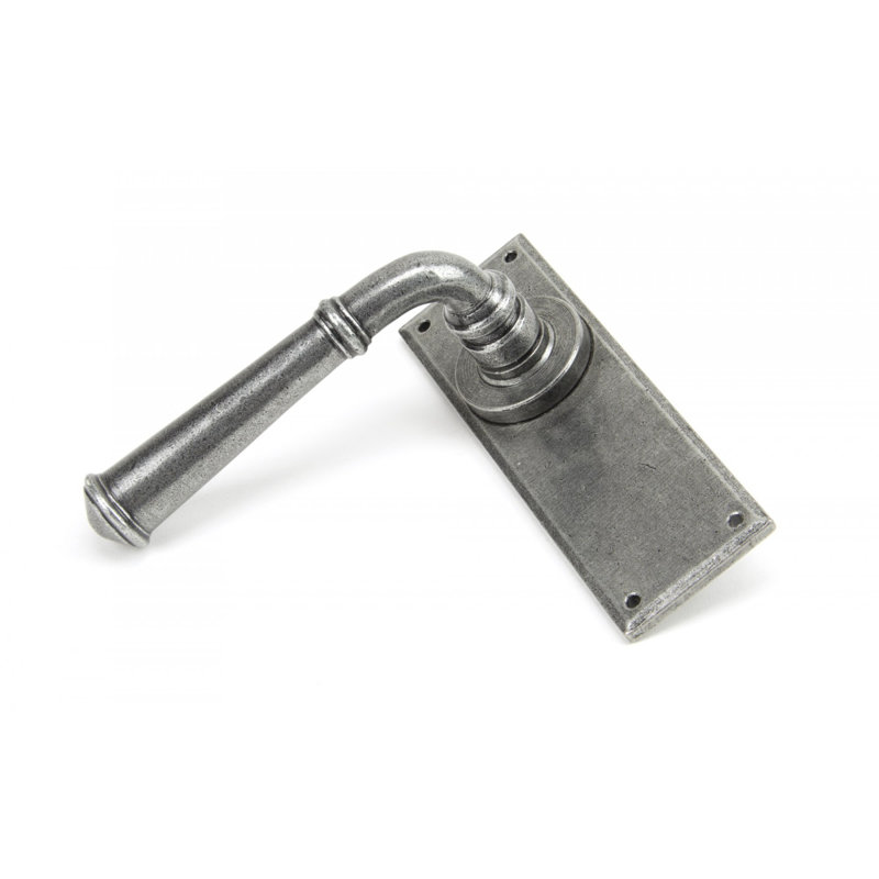 Regency Dummy Door Handle Kit, Pewter Patina