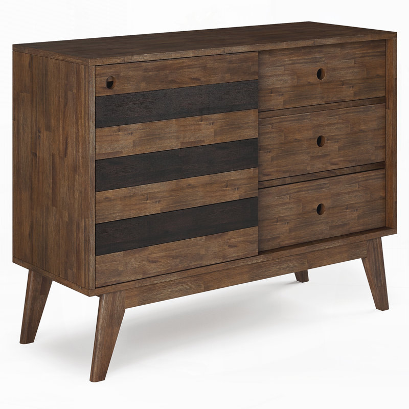 Clarkson - Medium Storage - Rustic Natural Aged Brown