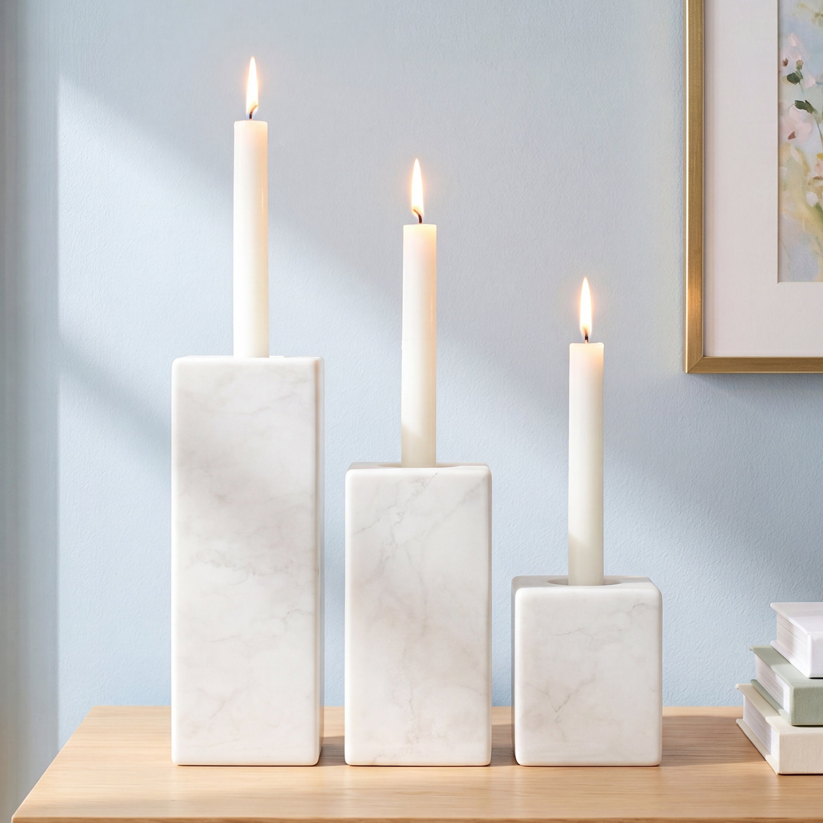 Matheson Genuine Marble Votive Candle Holder