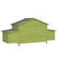 Grand poulailler en bois 11,12 pi² avec 2 portes en libre parcours, 2 nichoirs et perchoir - cage à poulets pour l'extérieur-891866877