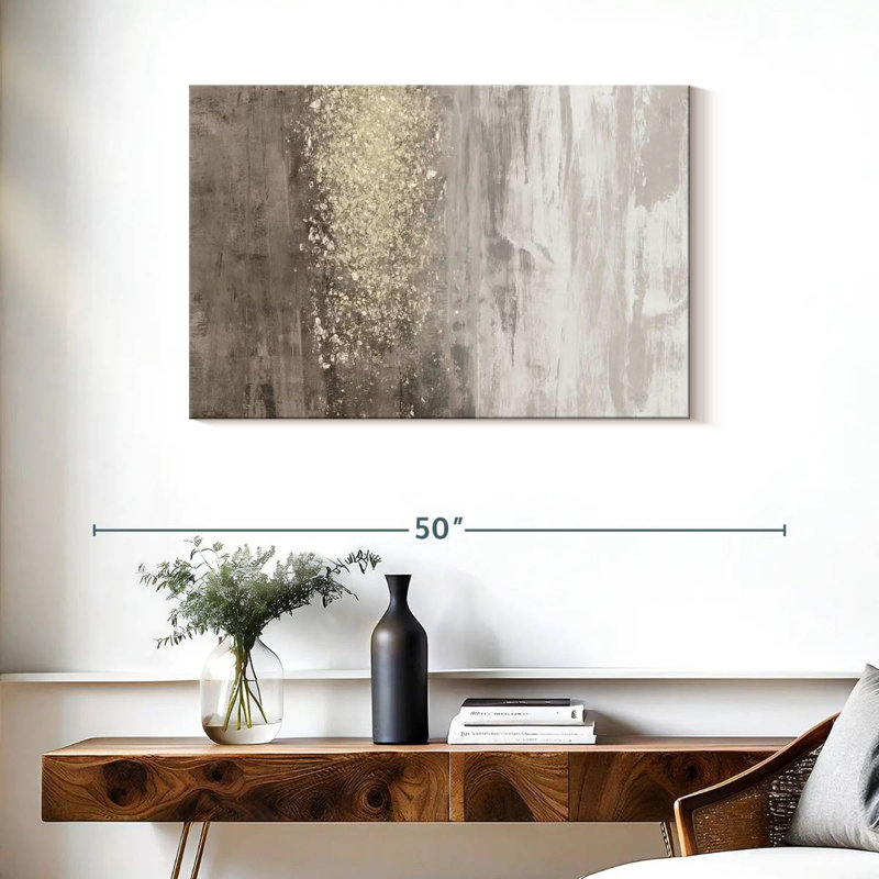 Avery Glitter Rain II, 24" H x 36" W
