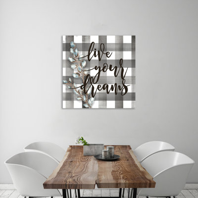 " Buffalo Check: Live Your Dreams "