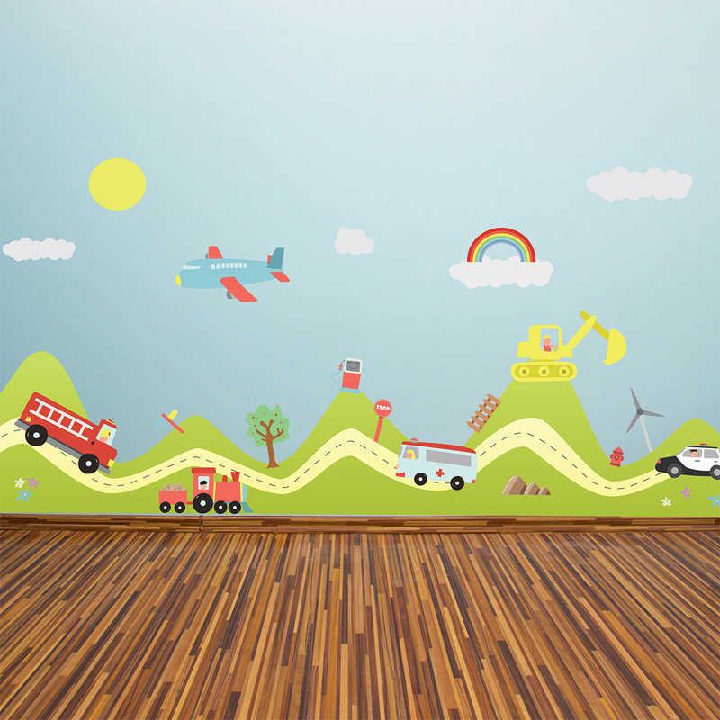 Non-Wall Damaging Wall Decal, Single