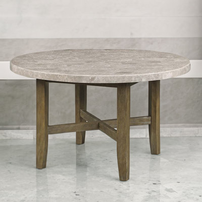 Karsen Round Dining Table in Rustic Oak
