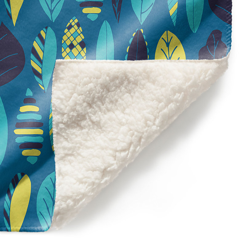 Couverture Woodland Leafs, 51 po x 60 po