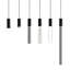 Novo Short - Diffuseur givré - Suspension simple en acrylique-98167541