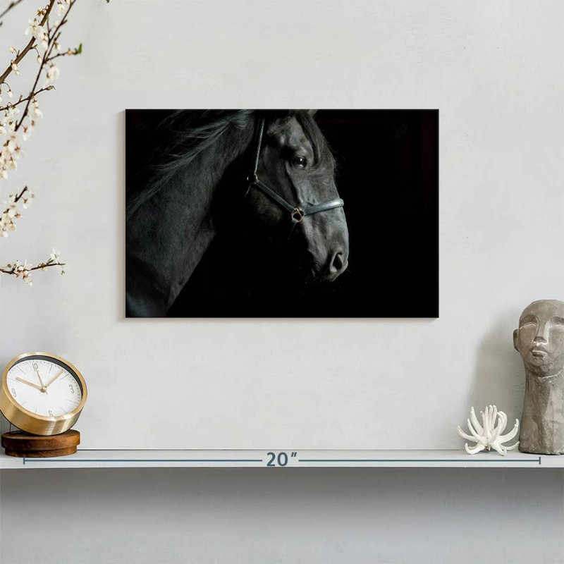 Brampt Horse Head, 8" H x 12" W