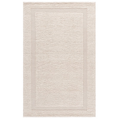 Natura Hand Woven Wool; Cotton; Recycled P.E.T Solid Color Indoor Rug