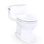 Toilette allongée une pièce à profil bas 1,28 GPF TOTO Ultramax avec CEFIONTECT et siège SoftClose, coton blanc - MS618114CEFG # 01