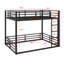 Structure de lit superposé en métal, lit superposé robuste pour enfants, adolescents, adultes