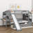 Jeoffrey Kids Twin Over Twin Bunk Bed with Drawers-1280775047