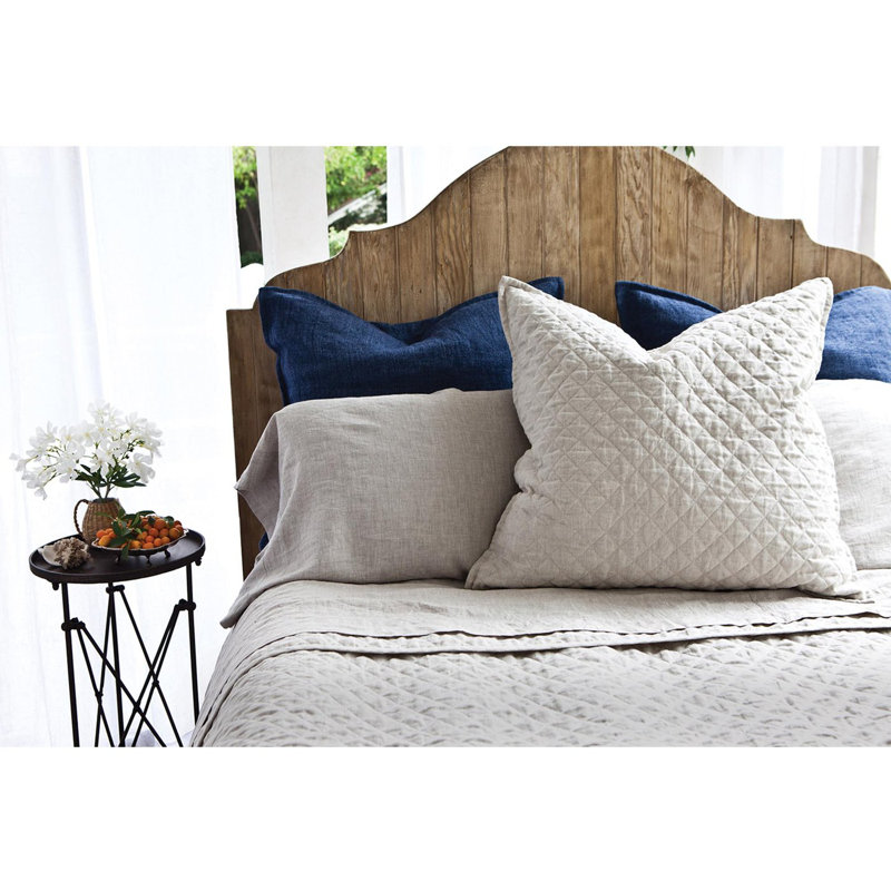 Hampton Linen Lumbar Pillow Cover & Insert, Flax