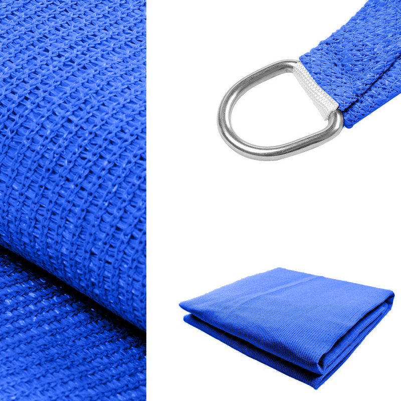 ShadeSheet Rectangular Shade Sail, 12 ft. x 16 ft., Blue