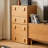 3pc, Cherry Wood Color, Solid Wood Free Combination Cabinet, Modular Free Grid Cabinet, Low Cabinet, Door Cabinet, Tv Cabinet, Storage Cabinet, Low Bookcase-83679640