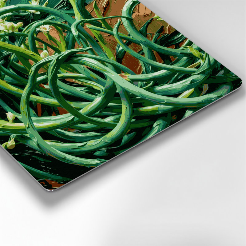 Art mural en métal légumes légumes ail