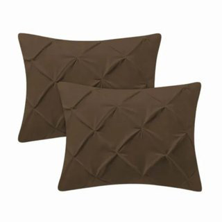 400TC Cotton Pintuck Sateen Solid Pillow Sham