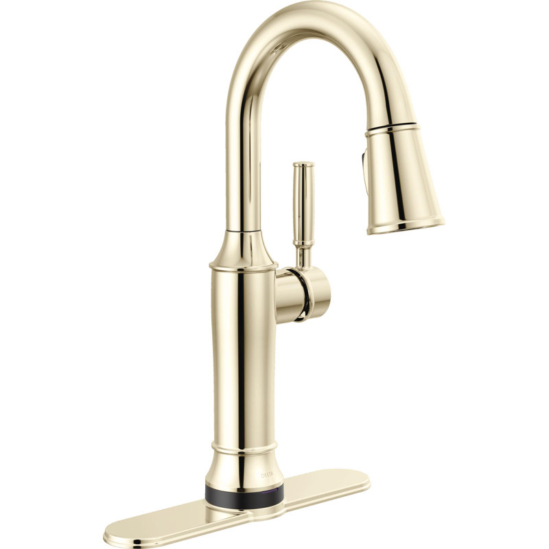Renaldi Touch2O Bar / Prep Faucet with Touchless Technology, Lumicoat Polished Nickel