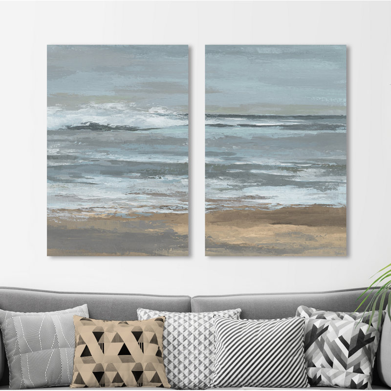 « dark shore », impression sur toile tendue à multiples parvez taj,, H 12 po x l 8 po x P 1,5 po