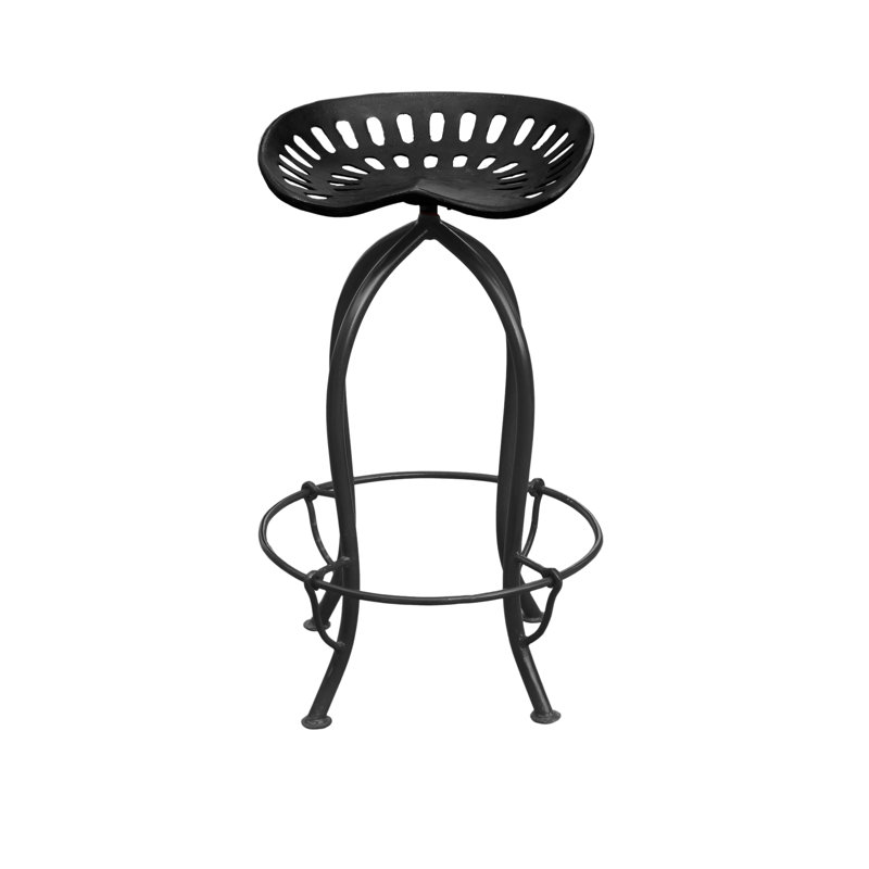 Sebeka Bar Stool with Steel Frame