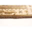 Tapis de bois one-of-kind à la main noué la 2010 ushak beige/crème/brun foncé 2 pi 9 po x 9 pi Aiko