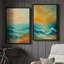Art mural encadré sur toile, rétro muraux abstraits pour chambre à coucher-745124846-745124844