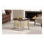 Table basse ronde 30 "avec rangement et porte coulissante Vintage-672190581-672190580