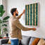 Weathered Stripes Industrial - Wrapped Canvas-1597972803-1597972806