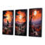 «Western Cowboy Rugged», 3 pièces sur toile-2106871926-2106871927