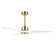 Antinisha 52" Solid Wood 3-Blade Propeller Ceiling Fan with Remote