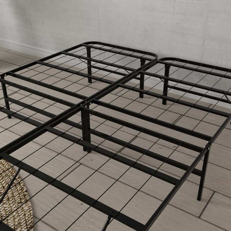 Industrial Steel Platform Foundation With Heavy-Duty Support And Tool-Free Assembly, Full