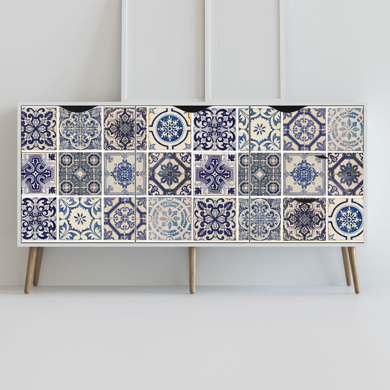 Gasaway 15cm W x 15cm L Vinyl Peel and Stick Mosaic Tile