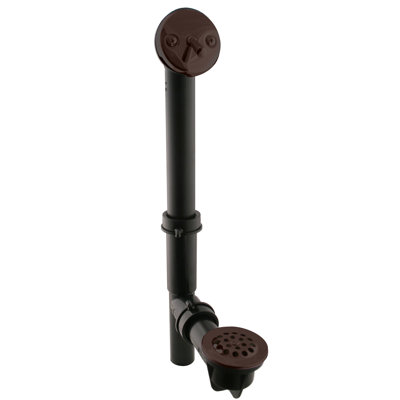 Trip Lever and Grid Cover Bathtub Leg Tub Drain with Overflow