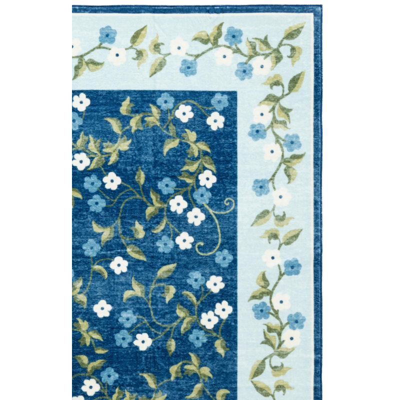 Tapis à motif floral lavable en machine 195 Performance, Tapis de couloir 2 pi x 5 pi