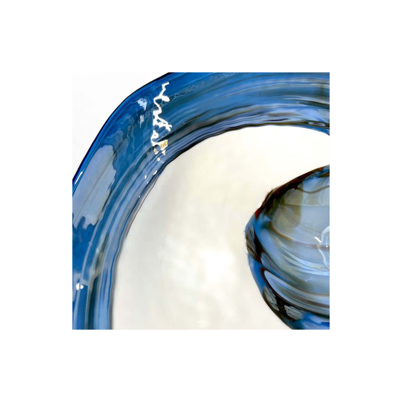 Murano Glass Specialty Vessel Bathroom Sink, Marina