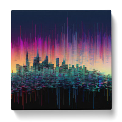 Skyline Glitch No.1 - No Frame Print