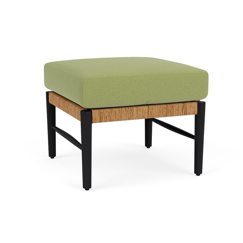 Galloway Outdoor Ottoman Patio Ottoman, Unearth Spring