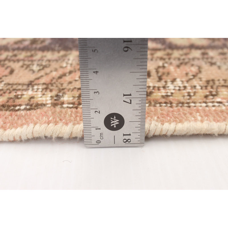 Tapis saumon Croff Vintage 4 pi 11 po x 12 pi 5 po