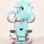 Blue 'Rocking Horse - Vélo d'équilibre avec siège, poignée, et teinture pour planche