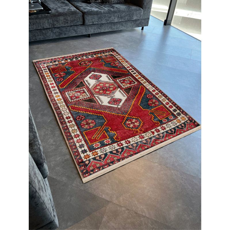Tapis rectangulaire Villo, Tapis de couloir 2 pi 8 po x 9 pi 11 po