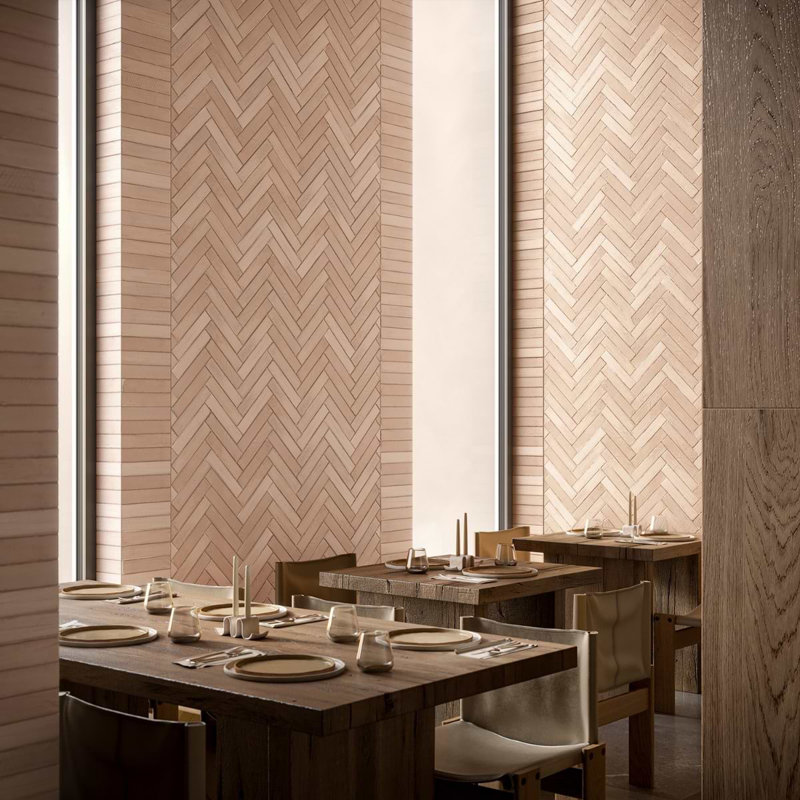 Impress 2X10 Handmade Matte Terracotta Subway Wall Tile, Clay Terracotta