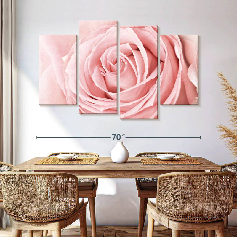 Rose fraîche Harnek, H 42 po x l 68 po