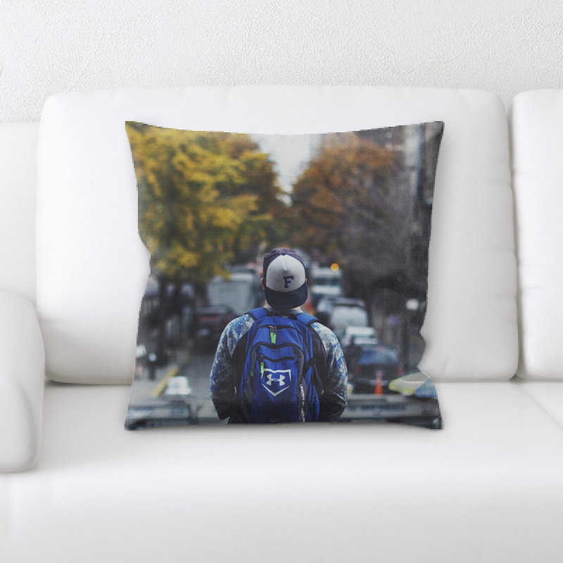 Microsuede Throw Pillow