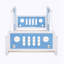 Lit plateforme classique en forme de voiture-1403956127-1403956124
