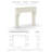 Chantel Cast Stone Fireplace Surround with Standard Hearth-103565207-103565202