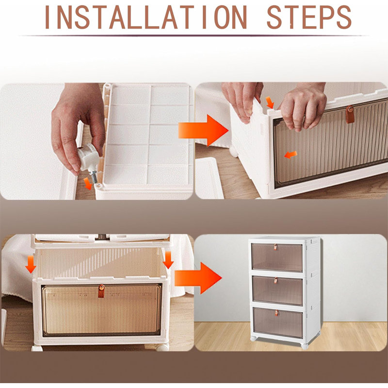 Stackable Storage Box with Wheels