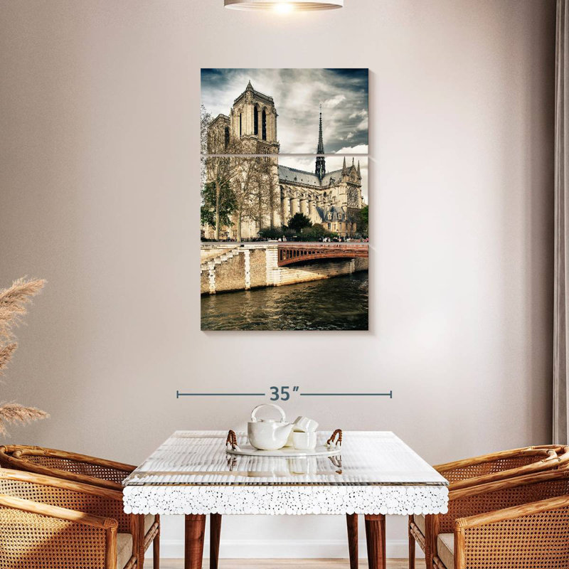 Masam Notre Dame Cathedral Paris I, 45" H x 28" W