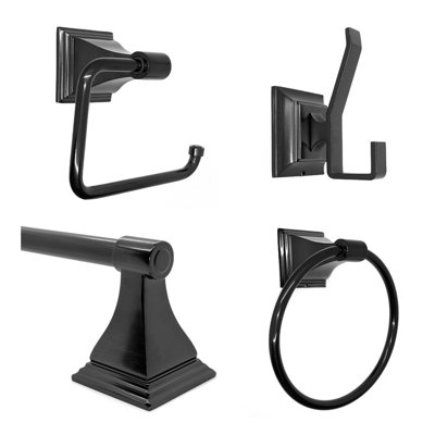 Leonard 4 - Piece Bathroom Hardware Set