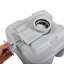 Toilette portative 5 gallons, pot de chasse, camping extérieur
